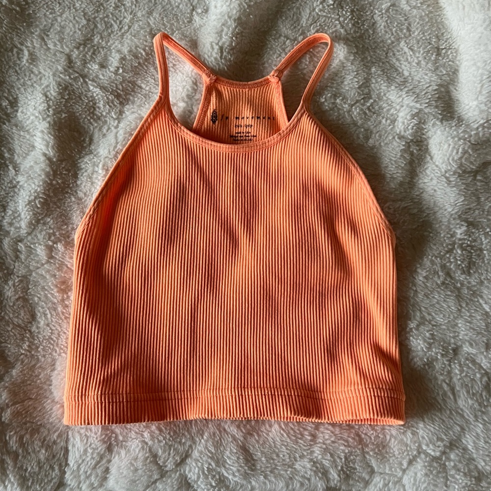 Free People Movement Crop Tank in Orange in xs\s